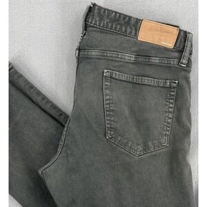 Bonobos Performance Jeans Pants Mens 34x30 Gray Dark Washed Stretch 5‎ Pocket